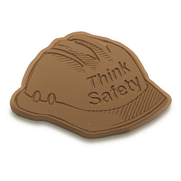 CC300305 Think Safety Hard Hat Milk Chocolate S...